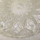 Cut crystal fruit bowl basket centerpiece vintage dish 33cm