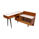 Corner writing desk with a bookcase by Mojmír Požár for ÚP Závody