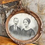 Framed old portraits