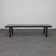 Unique Handmade Green Epoxy Fusion Bench, 1990s