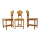 Set Of 3 Scandinavian Style Chairs, Finland, 1970s