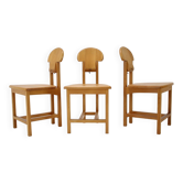 Set Of 3 Scandinavian Style Chairs, Finland, 1970s
