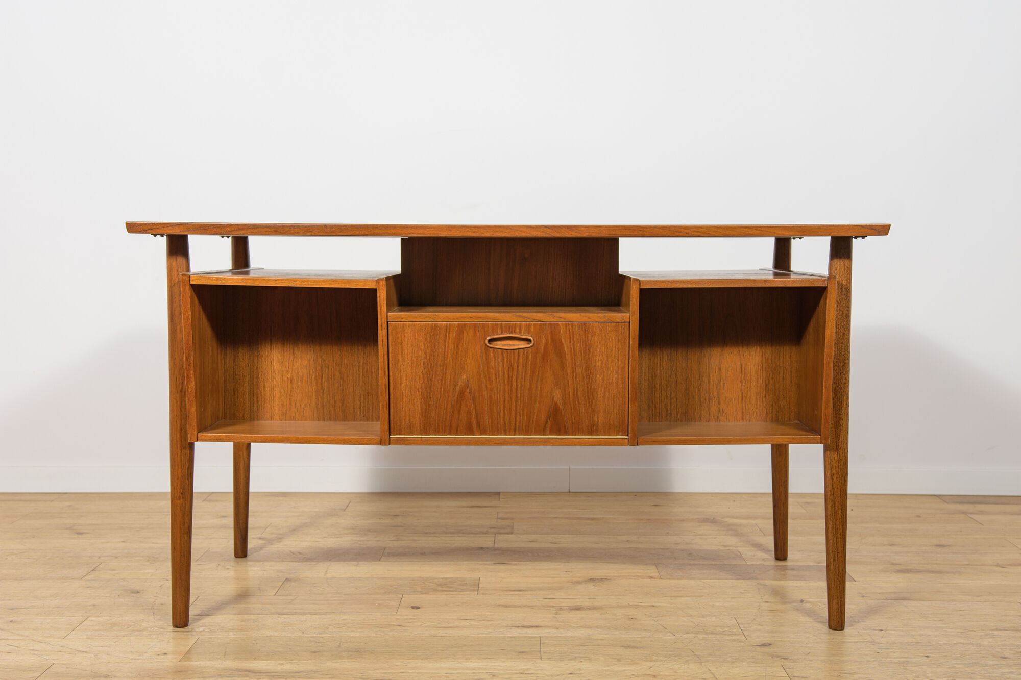 Mid-Century Teak Desk by Gunnar Nielsen Tibergaard, Denmark, 1960s