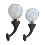 Anciennes paire d'appliques d  bateau