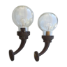 Old pair of boat lights