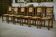 Set of 6 rustic oak chairs from the 1960s.