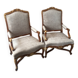 Regency armchairs