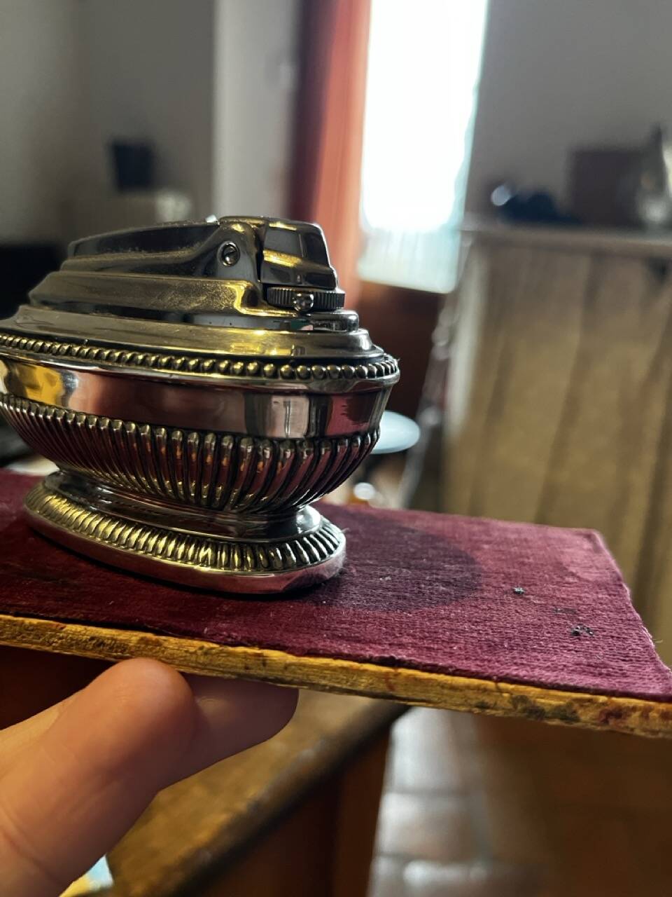 Briquet de table Ronson, en état de marche, Queen Anne