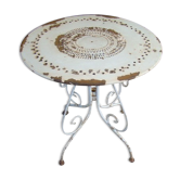 Old garden table