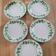 5 dessert plates and their matching bowl (Luciano)