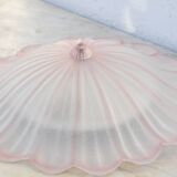 Precious Italian pink Murano glass ceiling fixture, Murano, 1970