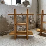 4 solid elm shelves Maison Regain