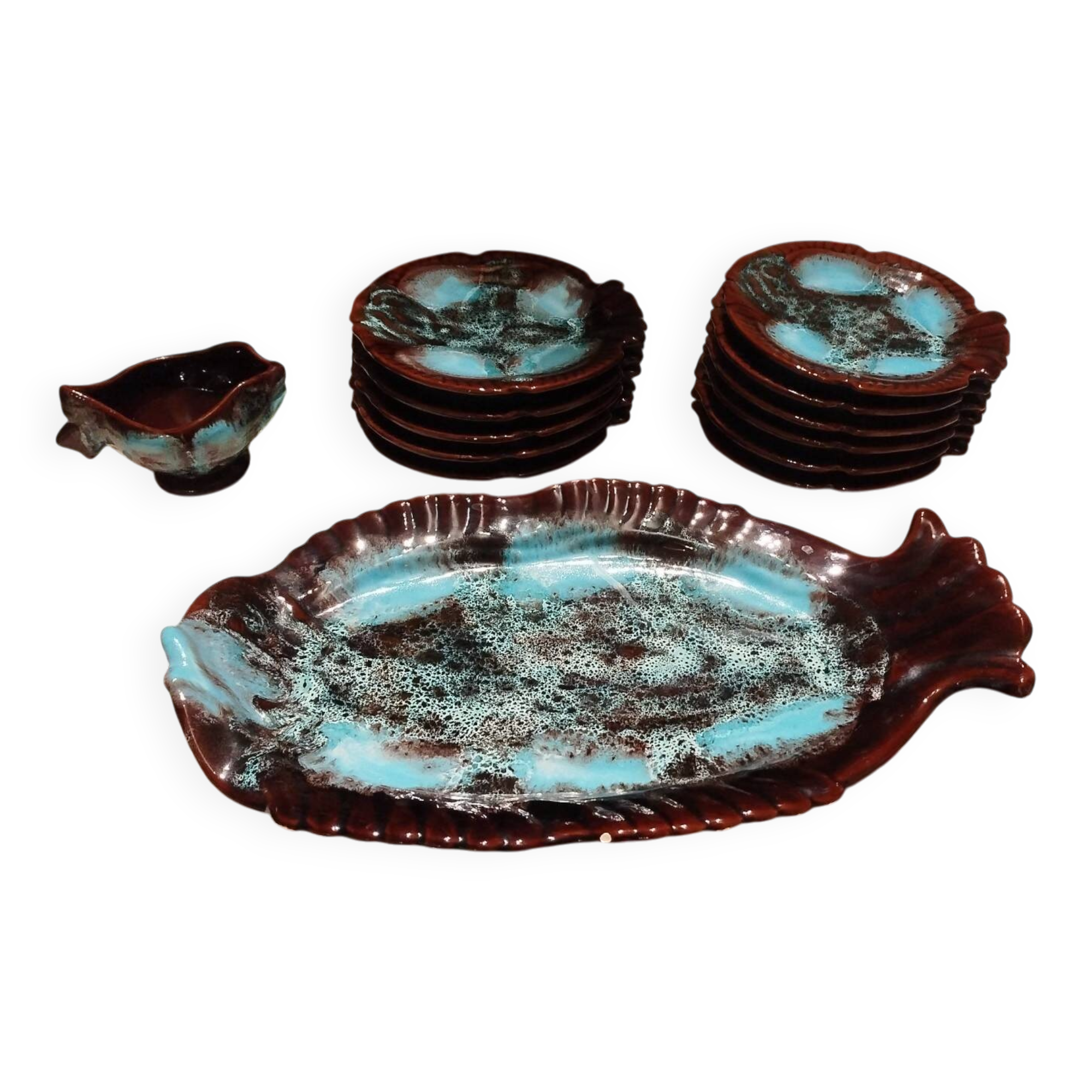 1970s vintage bouillabaisse service