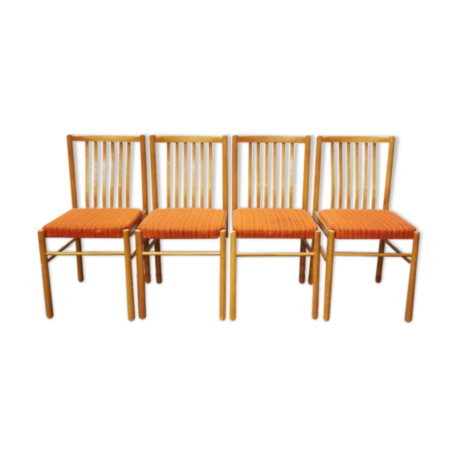 Lot de 4 chaises vintage République Tchèque 1960