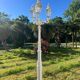17 lampadaires en fonte