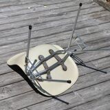 Eames cream shell chair Herman Miller