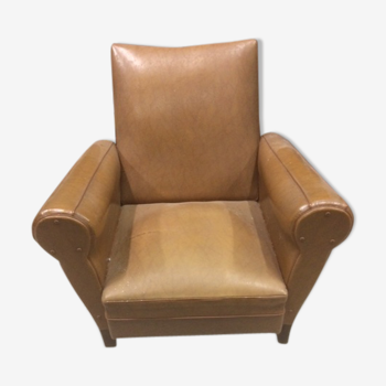 Skai brown club chair