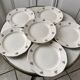 Set of 6 dessert plates Digoin Sarreguemines 50s