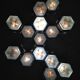 Appliques murales Poliarte Flush Mounts, 60's