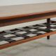 Topform Dutch Design Rosewood Coffee Table with Leather Magazine Holder 60s