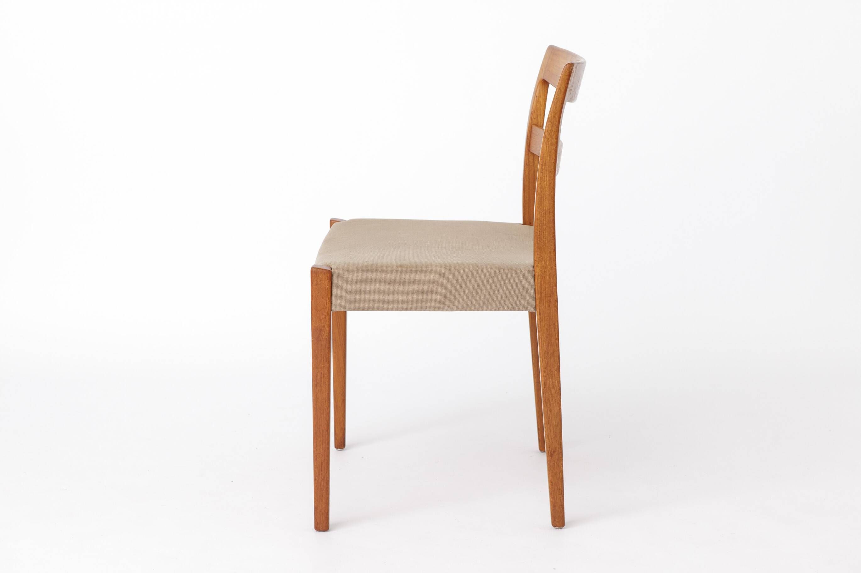 2 of 8 Garmi Dining Chairs by Nils Jonsson for Troeds, 1960s Swedish Teak