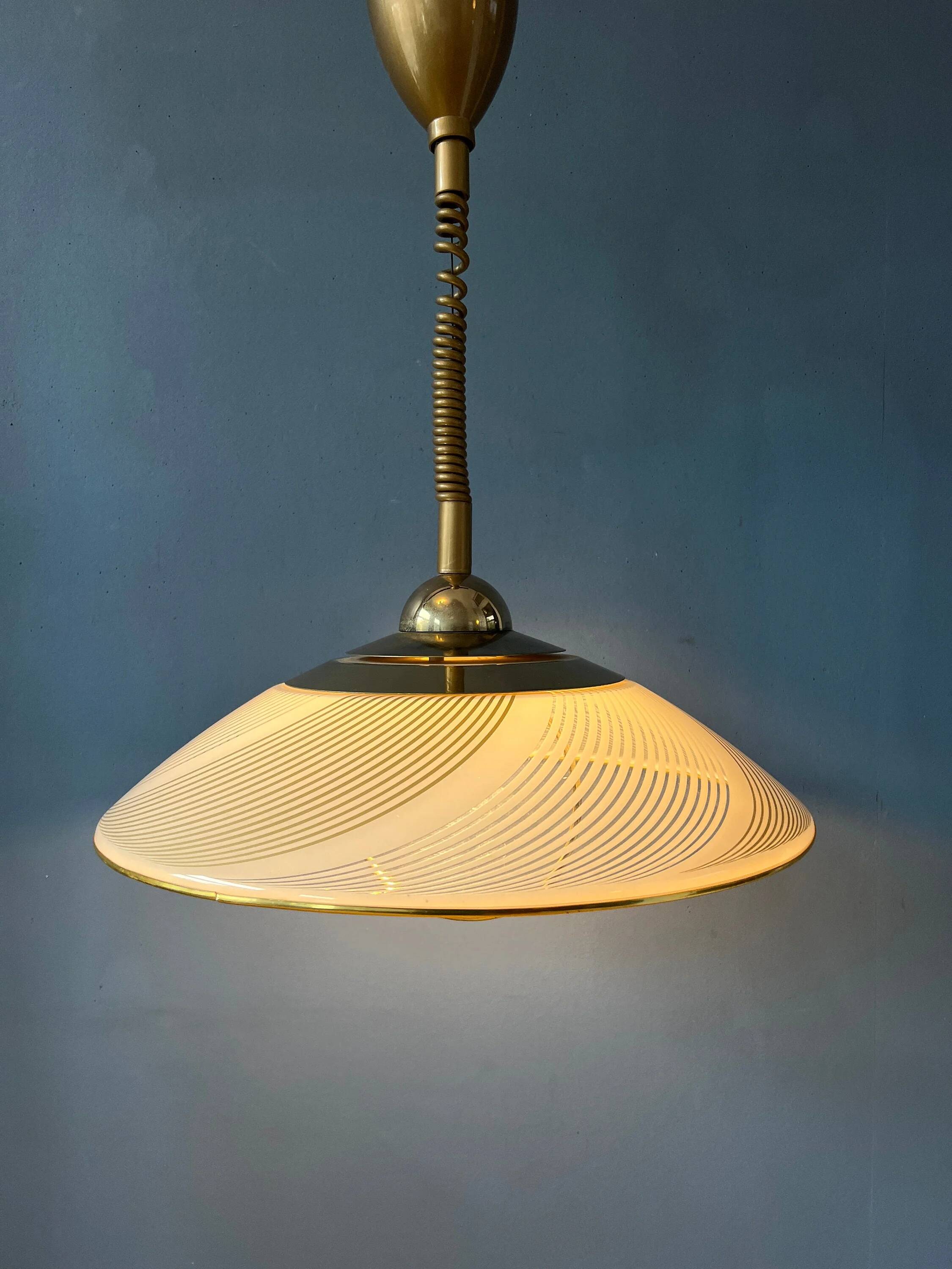 Vintage Mid-Century Hollywood Regency Suspension