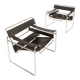 Pair of vintage Italian Wassily chairs by Gavina, 1960s.