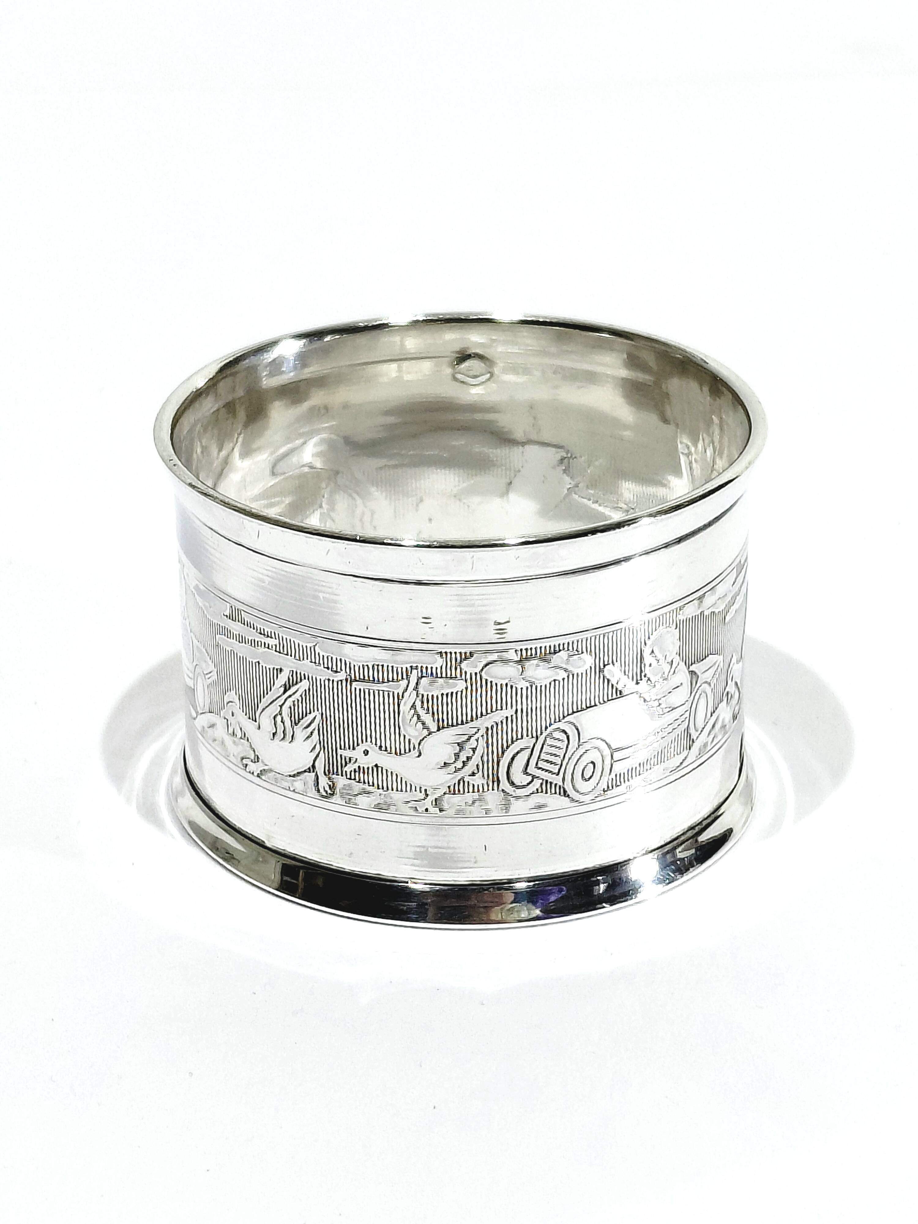 SILVER NAPKIN RING