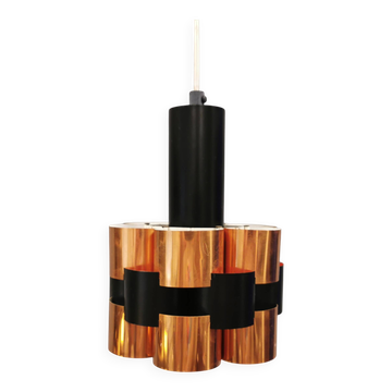 A pendant lamp, designed by Danish Werner Schou 1960-70s.