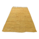 6x9 Mustard Yellow Handwoven Kilim Rug, Area Rug For Home Decor, 168x270 Cm