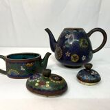 Cloisonné bronze jugs, early 20th century, China