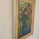"Flowers" Oil painting, 1960s