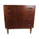 Chest of drawers in teak with four drawers, of Danish design, 1960s