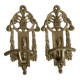 Brass coat hooks in the Napoleon III style.