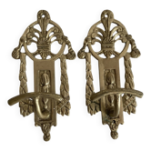 Patères en laiton style napoléon III