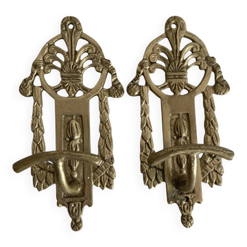 Patères en laiton style napoléon III