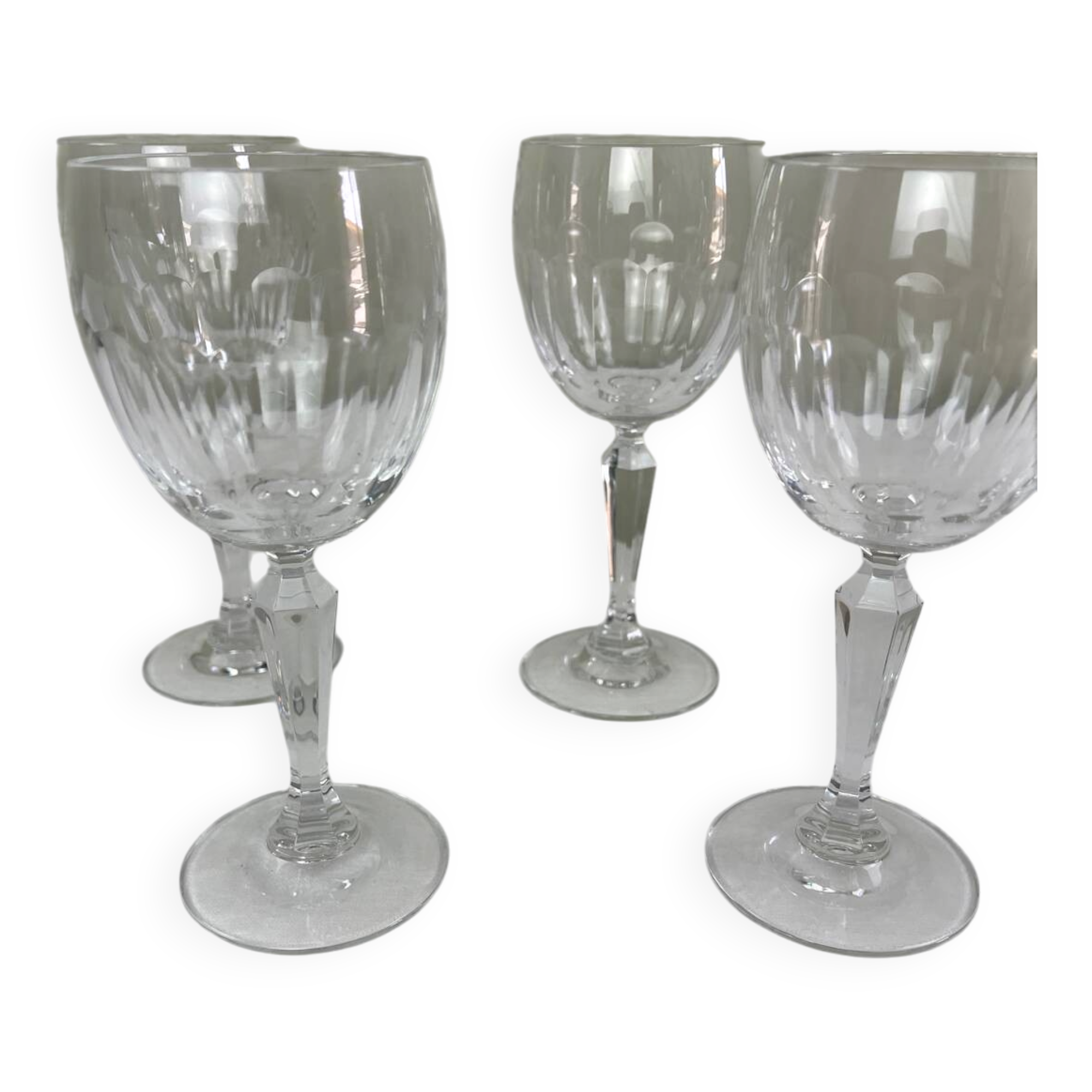 Crystal wine glass