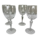 Crystal wine glass