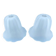 Pair of antique opaline glass tulips