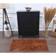 Vintage Turkish Hand-Knotted Wool Cotton Brown Kilim Area Rug 69x133
