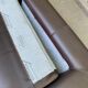 Canapé 3 places de luxe en cuir marron chocolat Roche bobois 235cm
