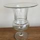 XXL neoclassical 19th-century medical vase in flat-cut crystal