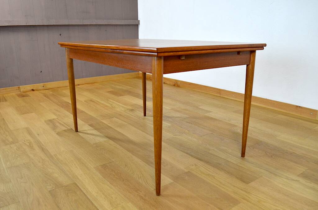 Vintage Scandinavian Teak Table 1960
