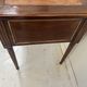 Louis XVI style desk in mahogany and mahogany veneer, 20th century.