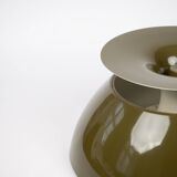 Danish vintage pendant lamp Jutlandia by Jorgen Hoj, Holmegaard, 1970s