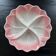 Pink flower dish