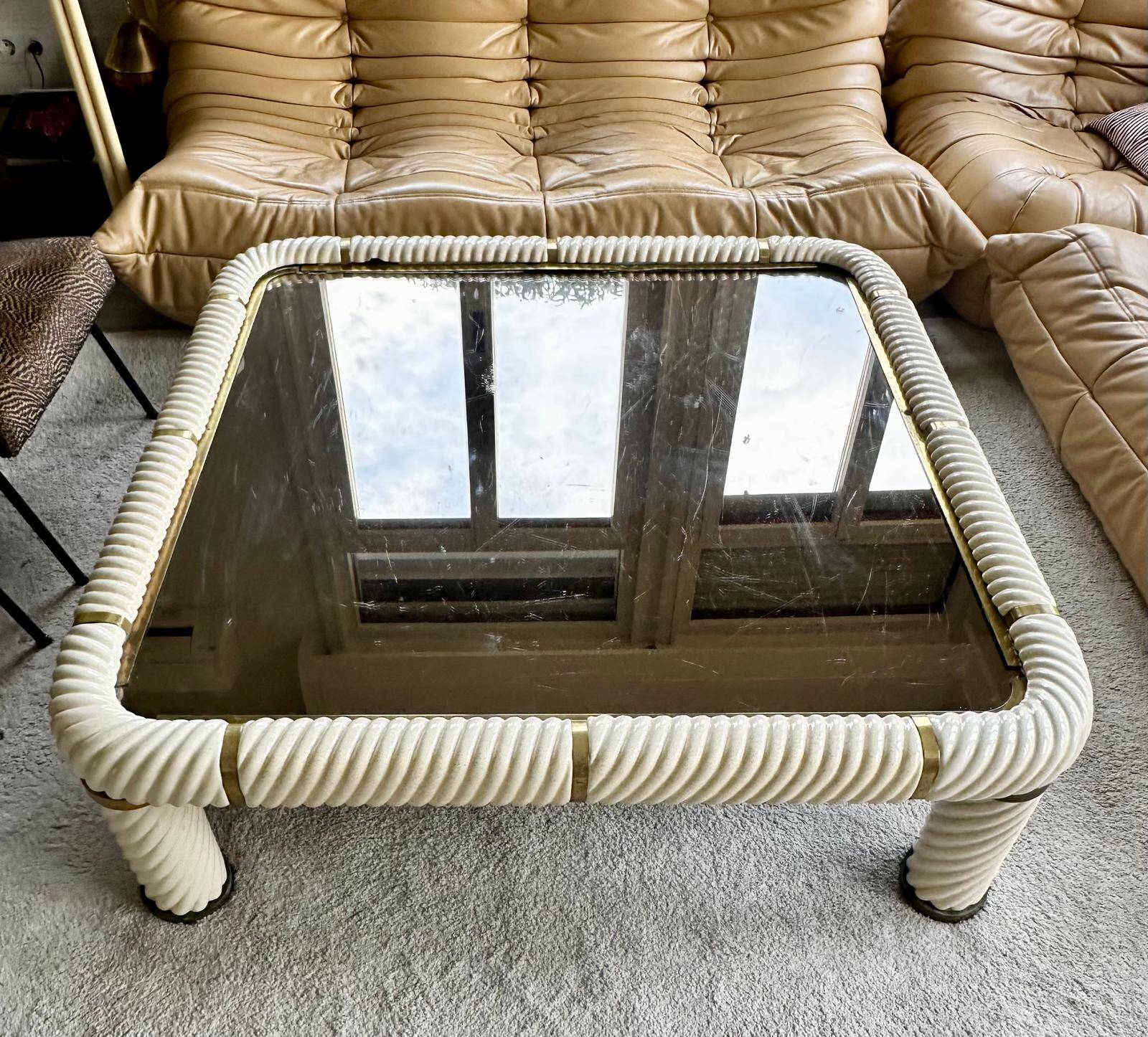 Tommaso Barbi coffee table ceramic 1970