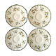 lot of 4 Small plates very beautiful vintage decoration