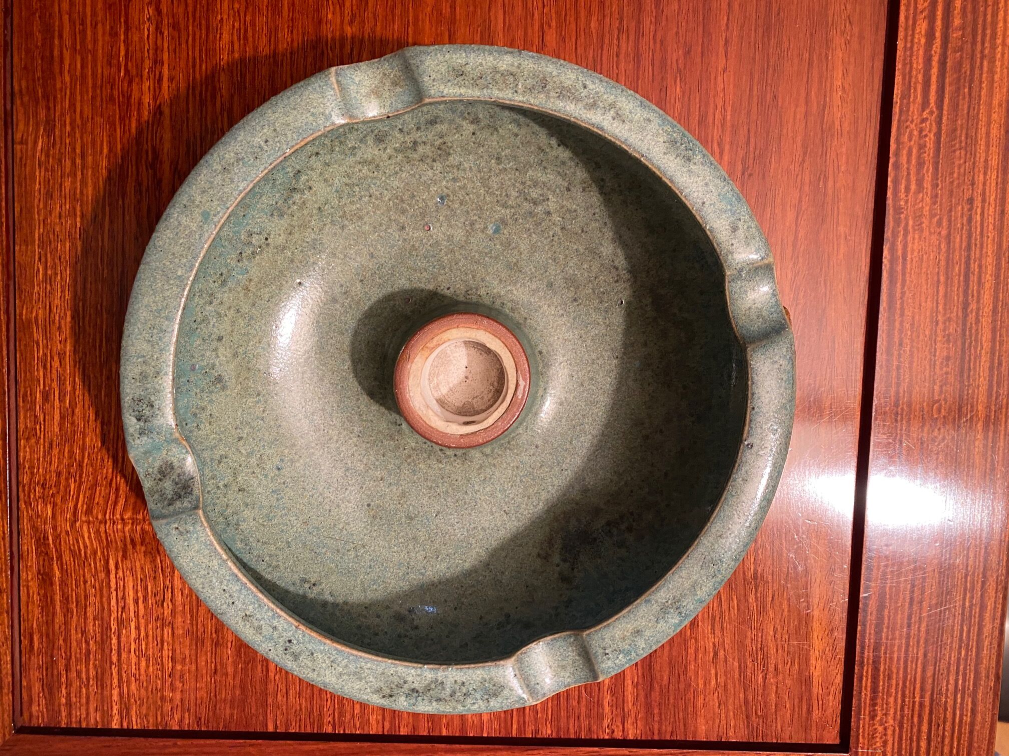 Ashtray candle holder