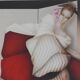Philippe Augé: Women in white dresses, original signed lithograph